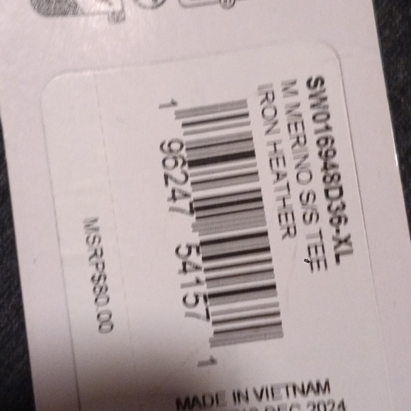 Smartwool Charcoal Gray T-Shirt - Picture 4 of 4